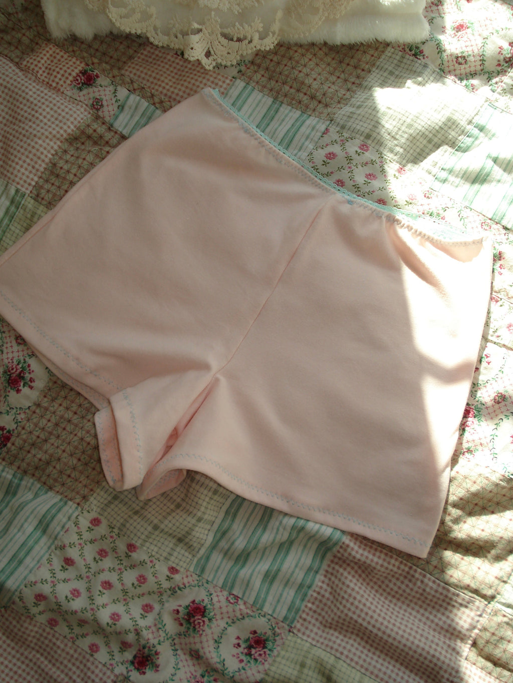 Baby Pink Mini Shorts