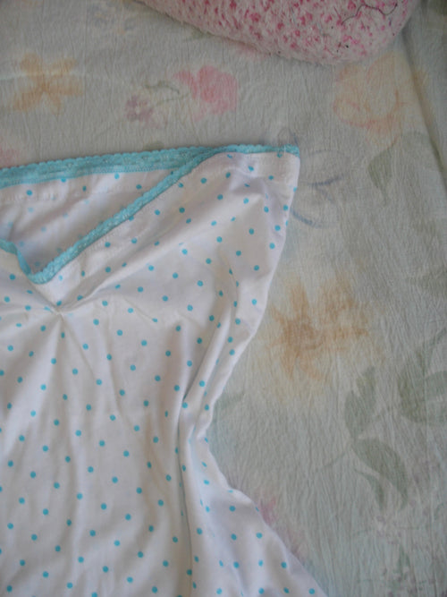 Blueberry Dot Tube Top