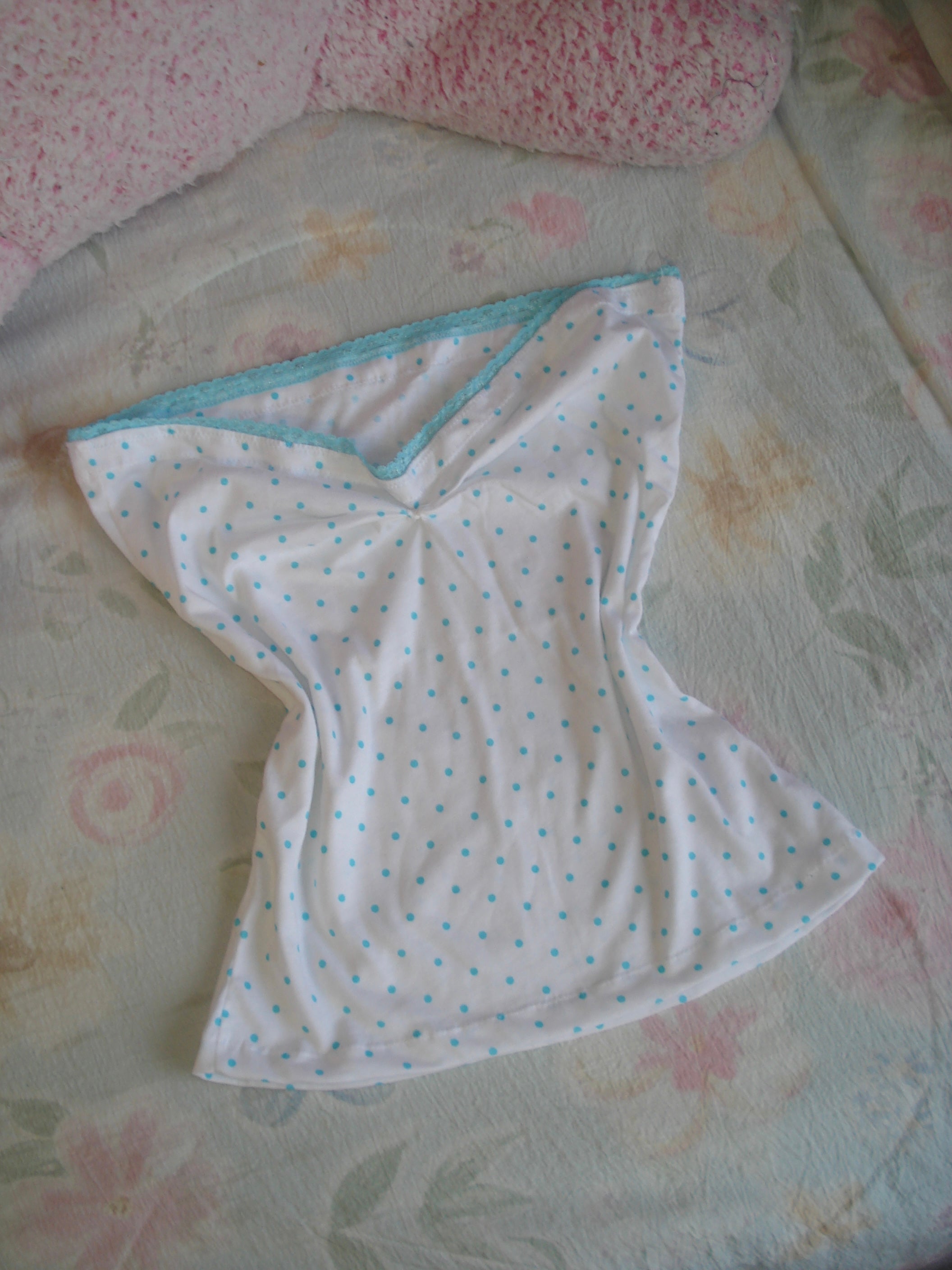 Blueberry Dot Tube Top