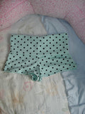 Mint Mini Foldover Shorts