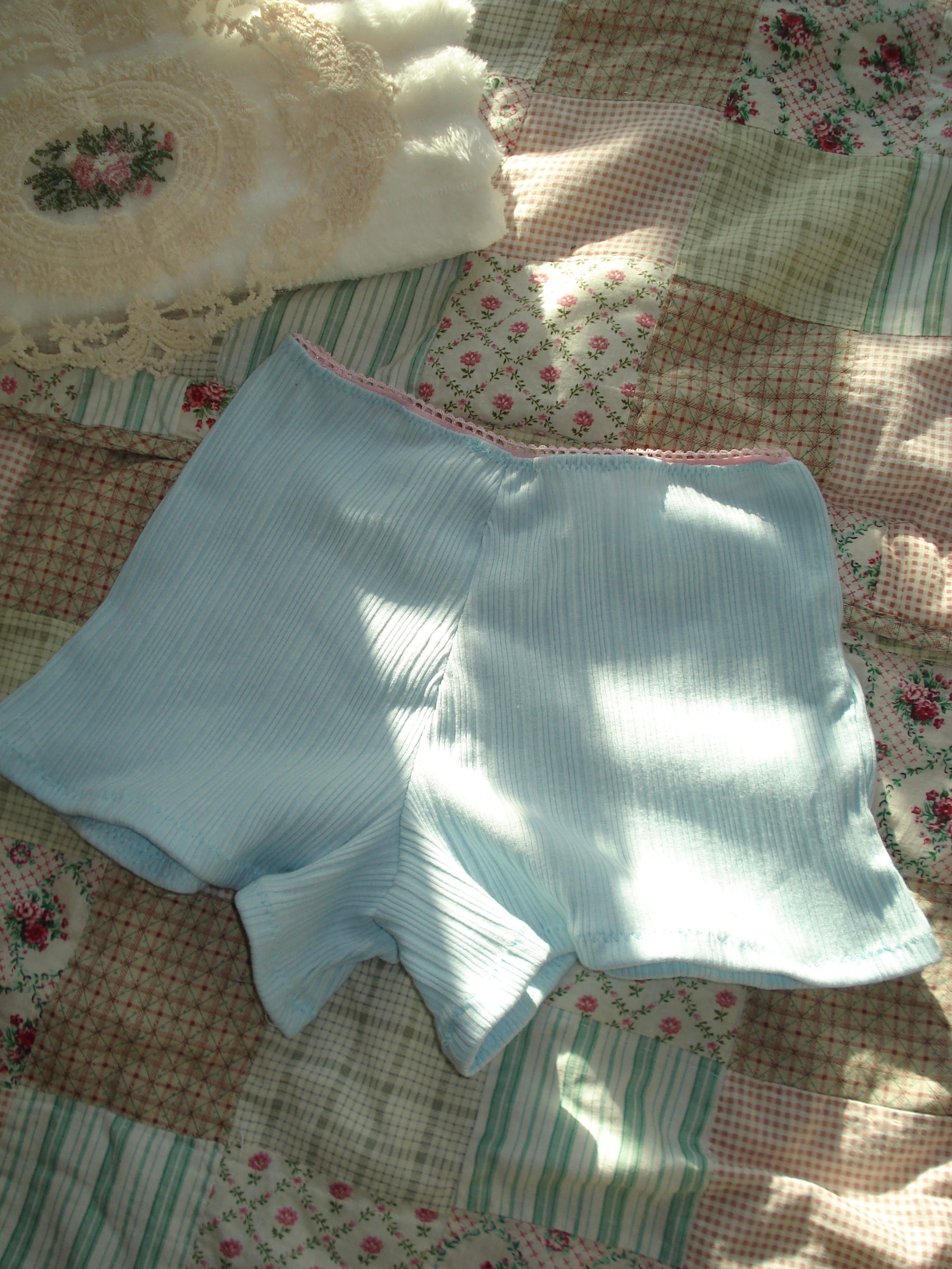 Baby Blue Mini Shorts