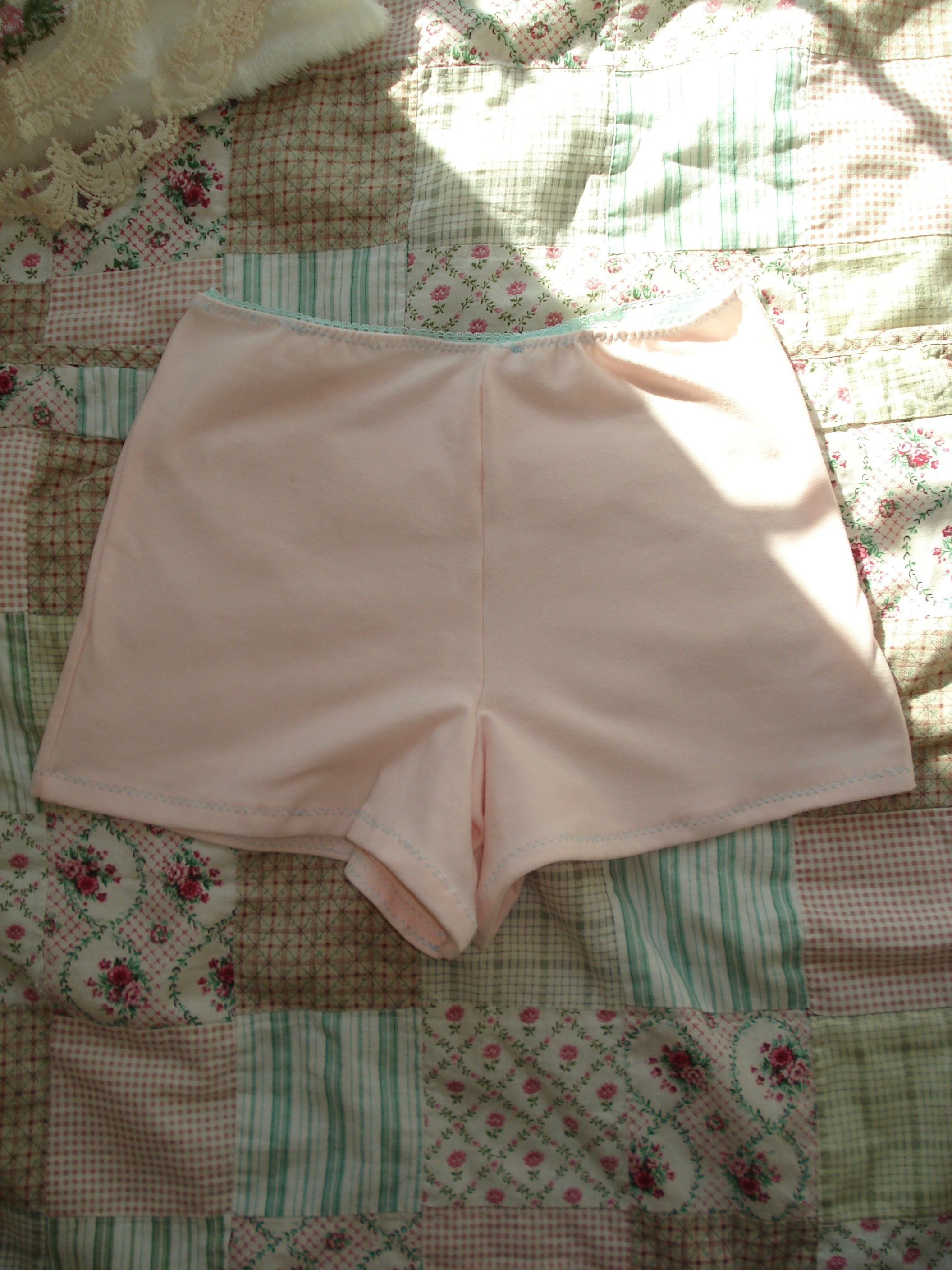 Baby Pink Mini Shorts