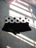 Polka Foldover Mini Shorts