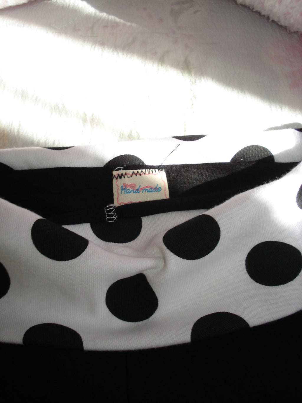 Polka Foldover Mini Shorts