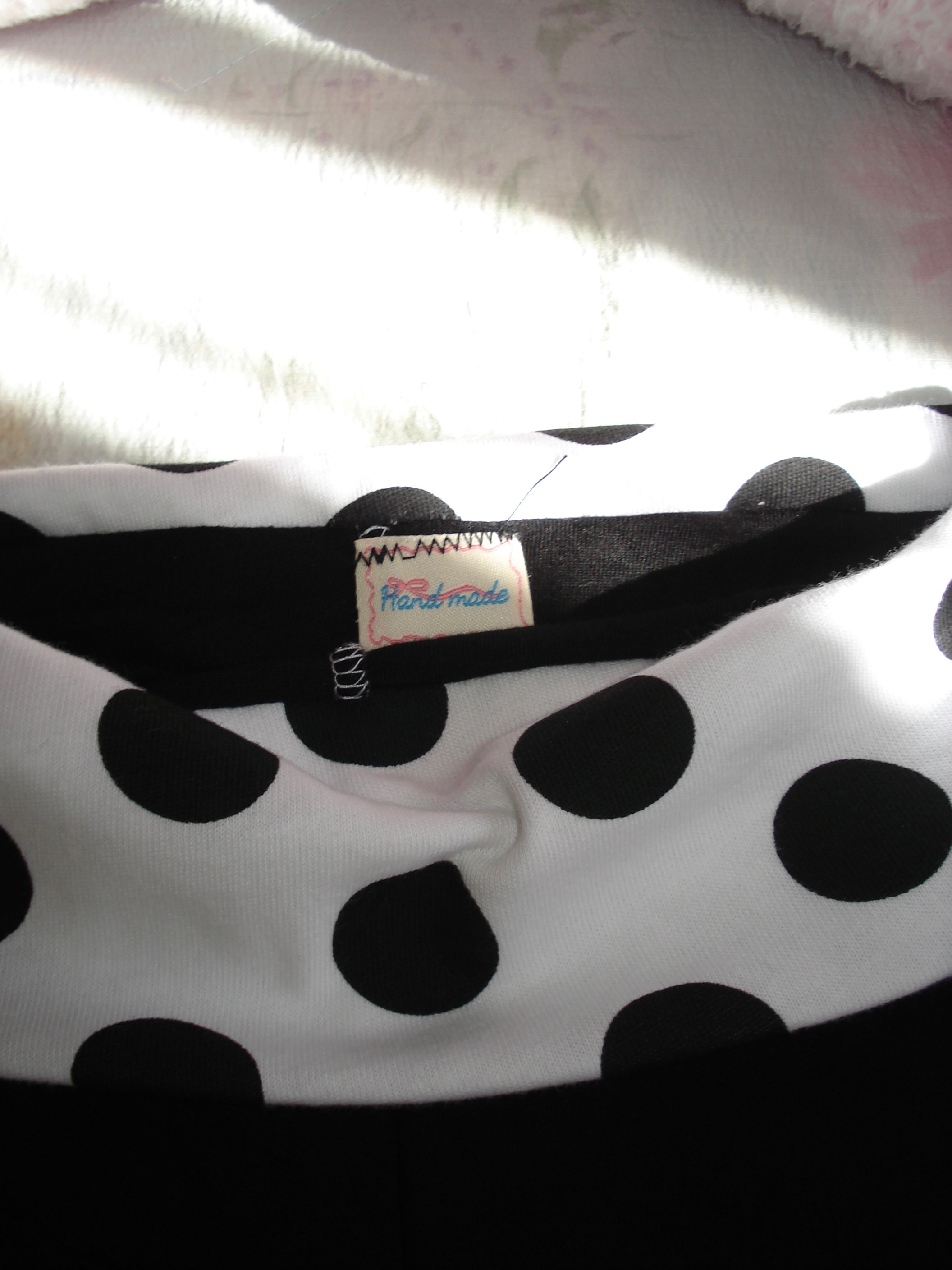 Polka Foldover Mini Shorts